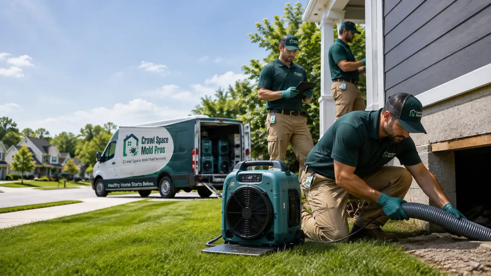 Crawl Space Mold Removal in Hamtramck, MI